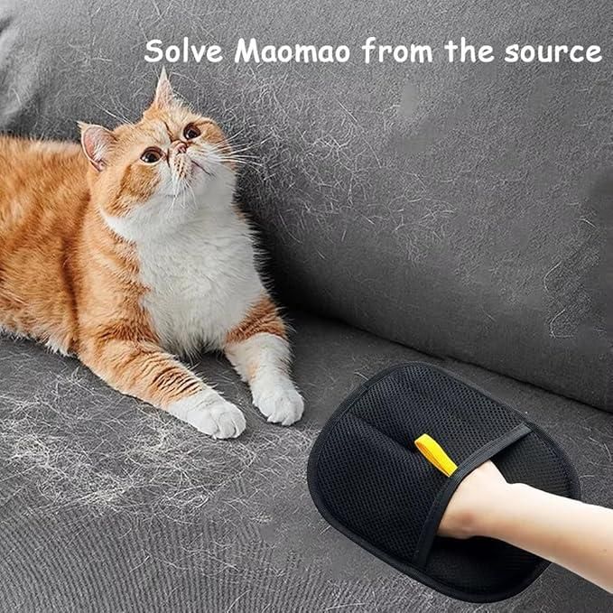 Pet Hair Removal Gloves Brush